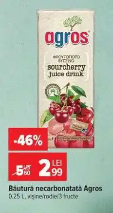 Carrefour Băutură necarbonatată Agros Ofertă