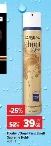 Carrefour Fixativ L'Oreal Paris Elnett Supreme Hold Ofertă