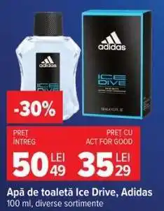 Carrefour Apă de toaletă Ice Drive, Adidas Ofertă