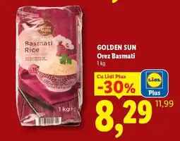 Lidl Golden Sun Orez Basmati Ofertă