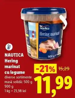 Lidl Nautica Hering marinat cu legume Ofertă
