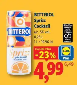 Lidl BITTEROL Sprizz Cocktail Ofertă