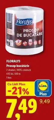 Lidl FLORALYS Prosop bucătărie Ofertă