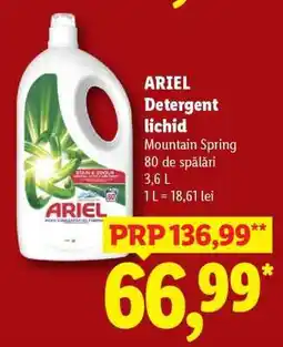 Lidl ARIEL Detergent lichid Ofertă