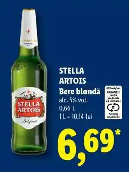 Lidl STELLA ARTOIS Bere blondă Ofertă