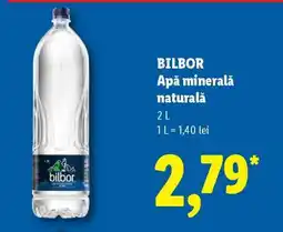 Lidl BILBOR Apă minerală naturală Ofertă
