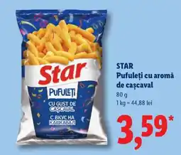 Lidl STAR Pufuleți cu aromă de cașcaval Ofertă