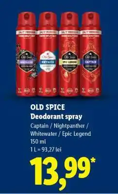Lidl OLD SPICE Deodorant spray Ofertă