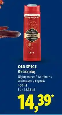 Lidl OLD SPICE Gel de duș Ofertă
