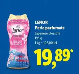 Lidl LENOR Perle parfumate Ofertă