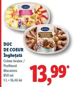 Lidl DUC DE COEUR Înghețată Ofertă