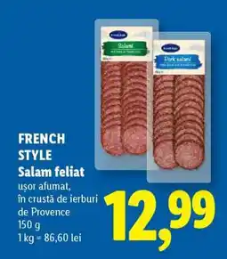 Lidl FRENCH STYLE Salam feliat Ofertă