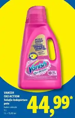 Lidl Vanish Oxi Action Ofertă