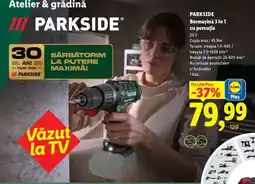 Lidl Parkside Bormașină 3 in 1, cu percuție Ofertă