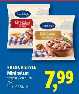 Lidl FRENCH STYLE Mini salam Ofertă