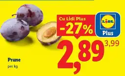 Lidl Prune Ofertă