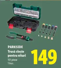 Lidl PARKSIDE Trusă clește pentru nituri Ofertă