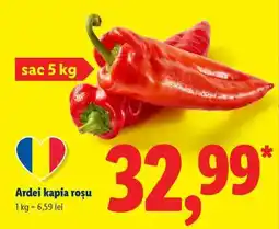 Lidl Ardei Kapia roşu Ofertă