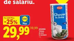 Lidl MILBONA Telemea de vacă, în saramură Ofertă
