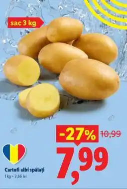 Lidl Cartofi albi, spălați Ofertă