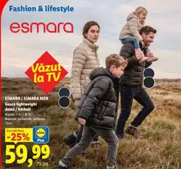 Lidl ESMARA / ESMARA MEN Geacă lightweight damă / bărbați Ofertă