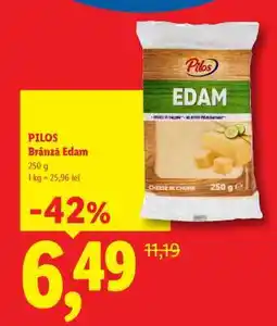 Lidl Pilos Brânză Edam Ofertă