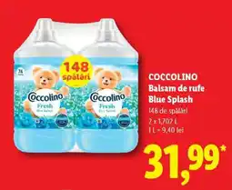 Lidl Coccolino Balsam de rufe Blue Splash Ofertă