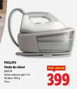 Lidl Philips Stație de călcat Ofertă