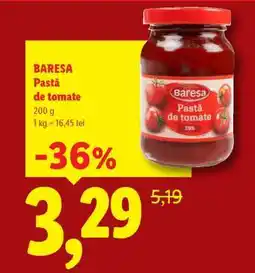Lidl Baresa Pastă de tomate Ofertă