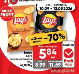 PROFI Lay's snack diverse sortimente Ofertă