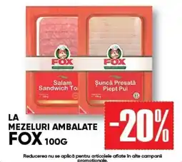 PROFI Fox mezeluri ambalate Ofertă