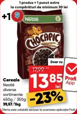 PROFI Nestlé Cereale diverse sortimente Ofertă