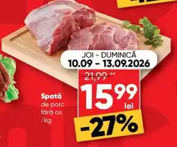 PROFI Spată de porc fără os Ofertă