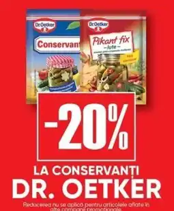PROFI Dr. Oetker conservanți Ofertă