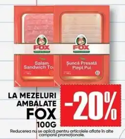 PROFI Fox salam sandwich to șuncă presată piept pui Ofertă