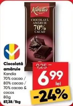 PROFI Kandia ciocolată amăruie 70% cacao Ofertă