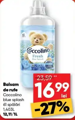 PROFI Coccolino balsam de rufe blue splash Ofertă