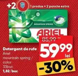 PROFI Ariel detergent de rufe mountain spring color Ofertă