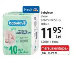 DM babylove aleze pentru bebeluși Ofertă