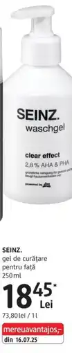 DM Seinz. gel de curățare pentru față Ofertă