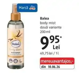 DM Balea body mist Ofertă