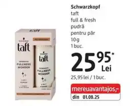 DM Schwarzkopf taft full & fresh pudră pentru păr Ofertă