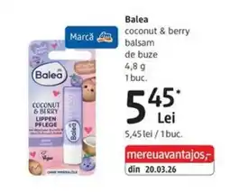 DM Balea coconut & berry balsam de buze Ofertă