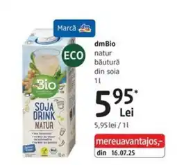 DM dmBio soja drink natur Ofertă