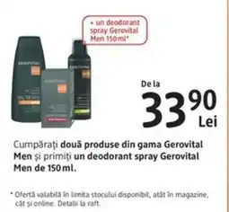 DM Gerovital Men Ofertă