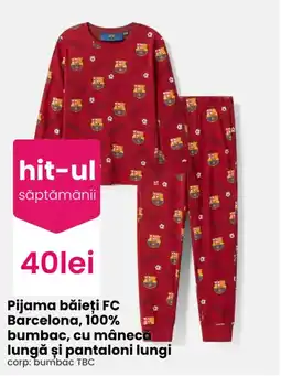 Pepco Pijama băieți FC Barcelona Ofertă