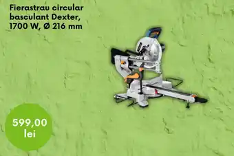 Fierastrau circular basculant Dexter