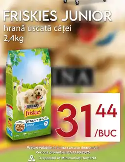 Remarkt Friskies junior hrană uscată căței Ofertă