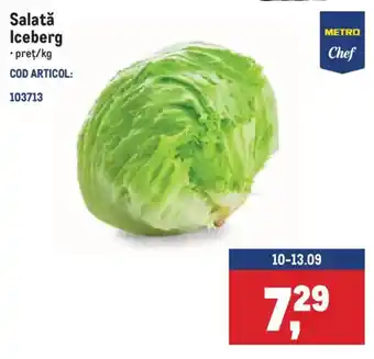 Metro Chef Salată Iceberg
