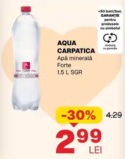 Annabella Aqua Carpatica Apă minerală Forte Ofertă
